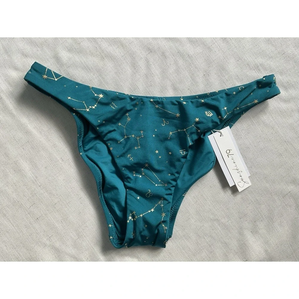Sunshine 79 Women's Cut Bikini Swimsuit Bottom Color Tea Size 6
